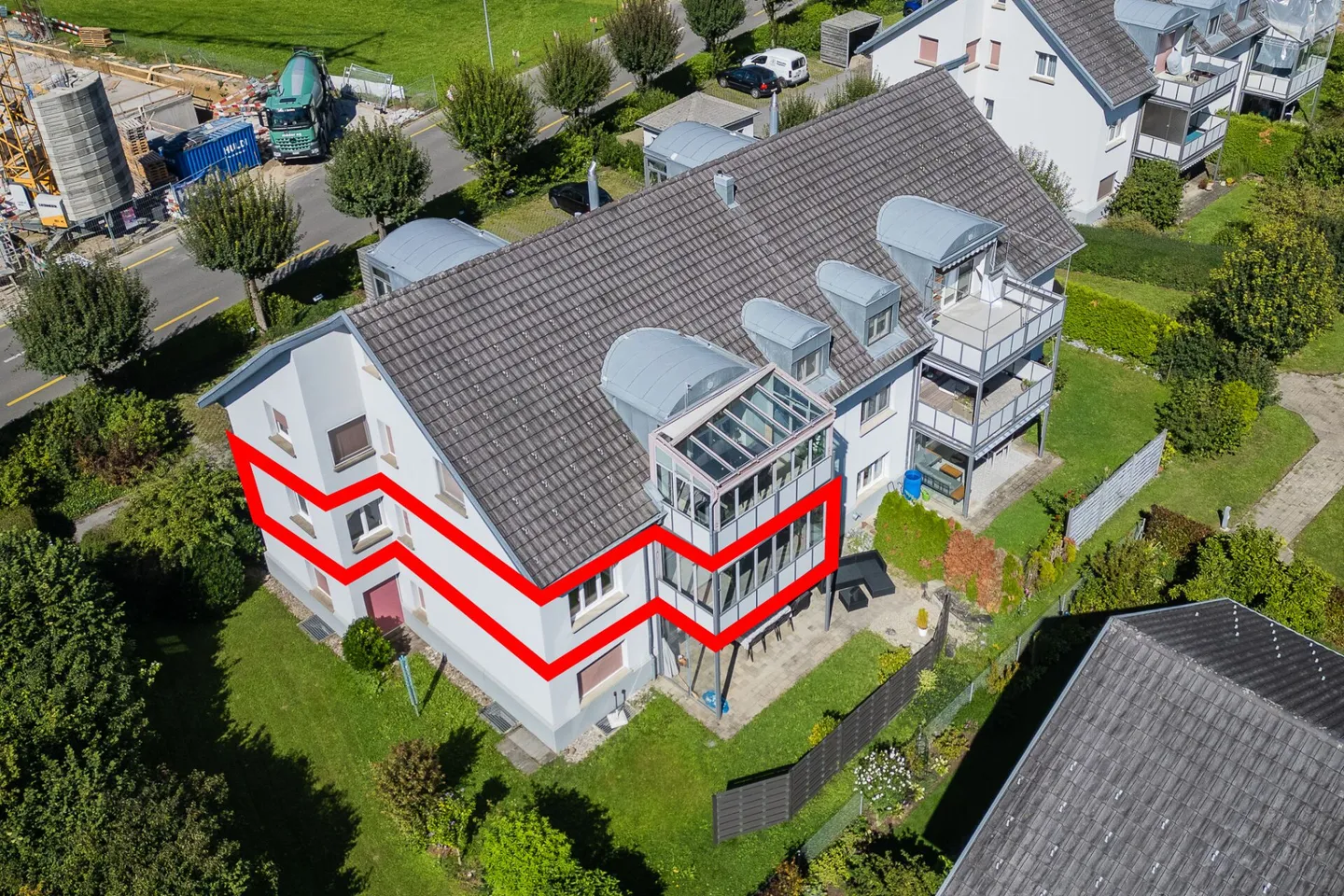 Appartement lumineux de 4,5 pièces avec jardin d'hiver - Photo 11 sur 12