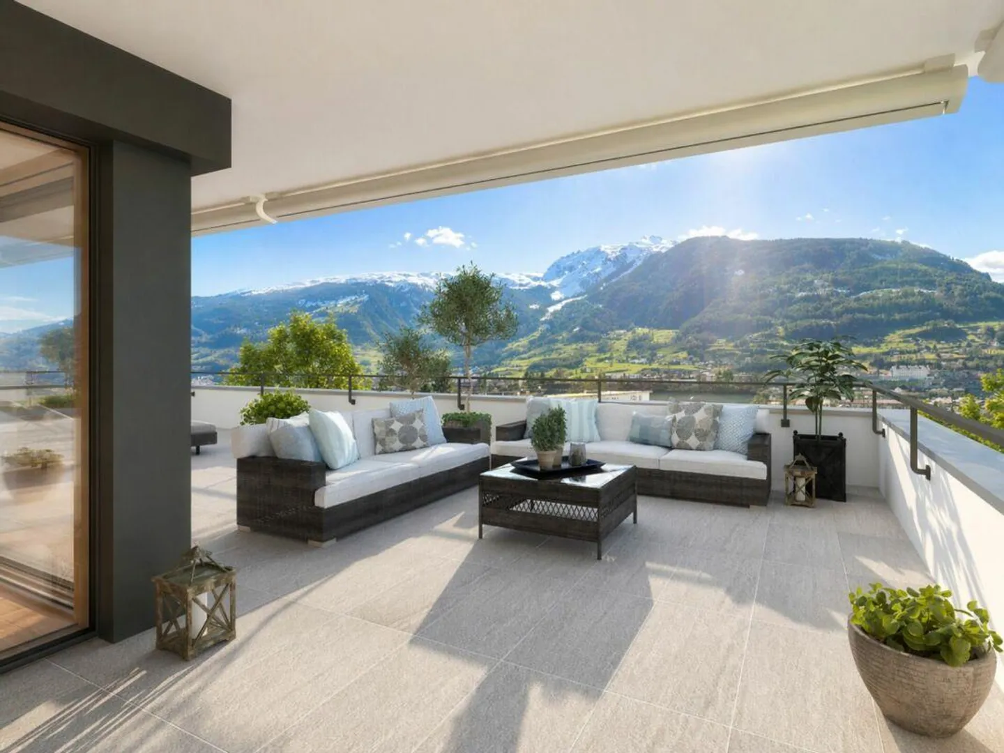 Exklusive Attikawohnung in Sargans - Foto 7 von 12