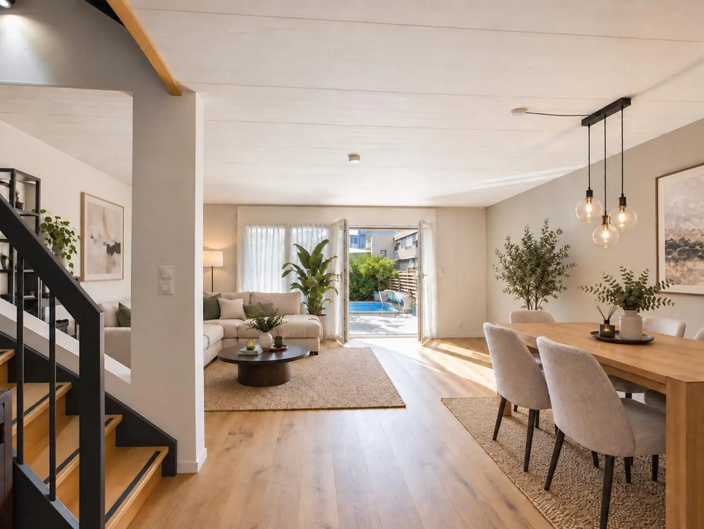 Geräumiges Reihenhaus mit Pool - Foto 3 von 17