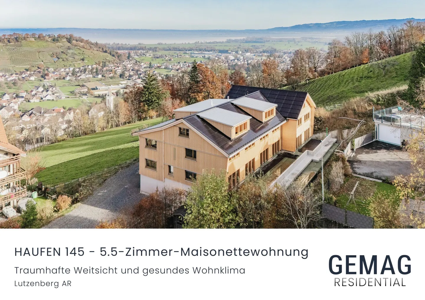 HAUFEN 145 - 5.5-Room Maisonette Apartment with Stunning Lake View - Photo 1 of 10
