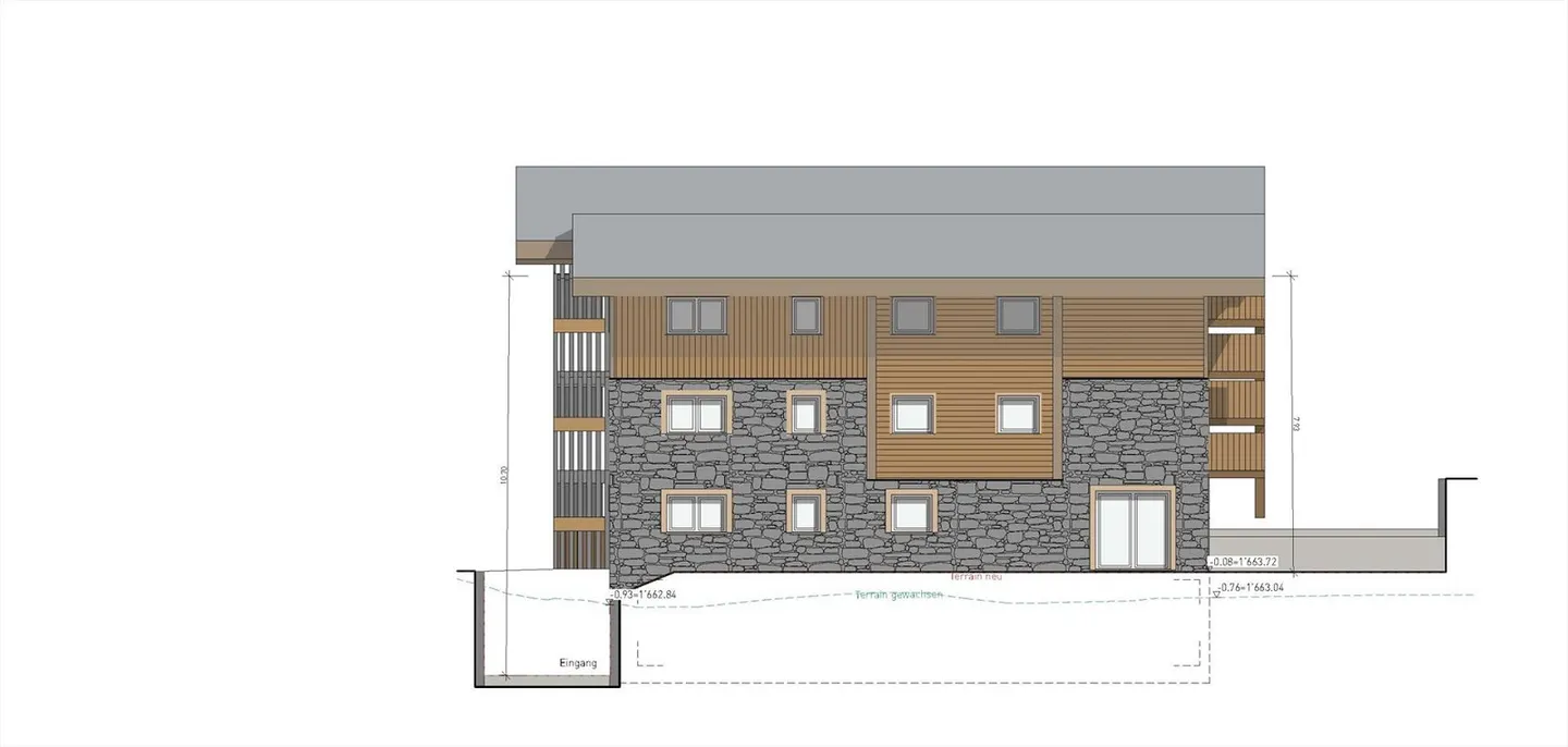 Résidence principale | Nouveau bâtiment au Stalden | Appartement en attique 3.5 | 2ème étage Ouest - Photo 4 sur 8