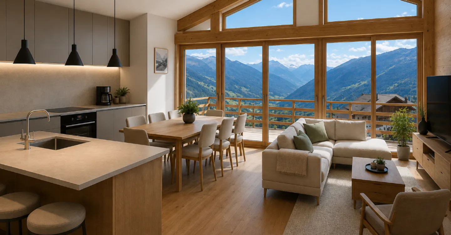 Modern Apartment in Hérémence - Photo 1 of 9
