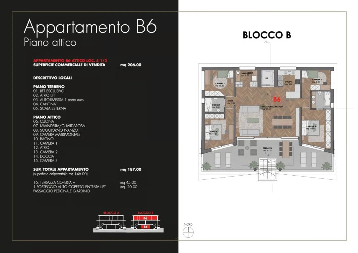 Luxuriöses Duplex-Penthouse in Losone - Foto 16 von 21