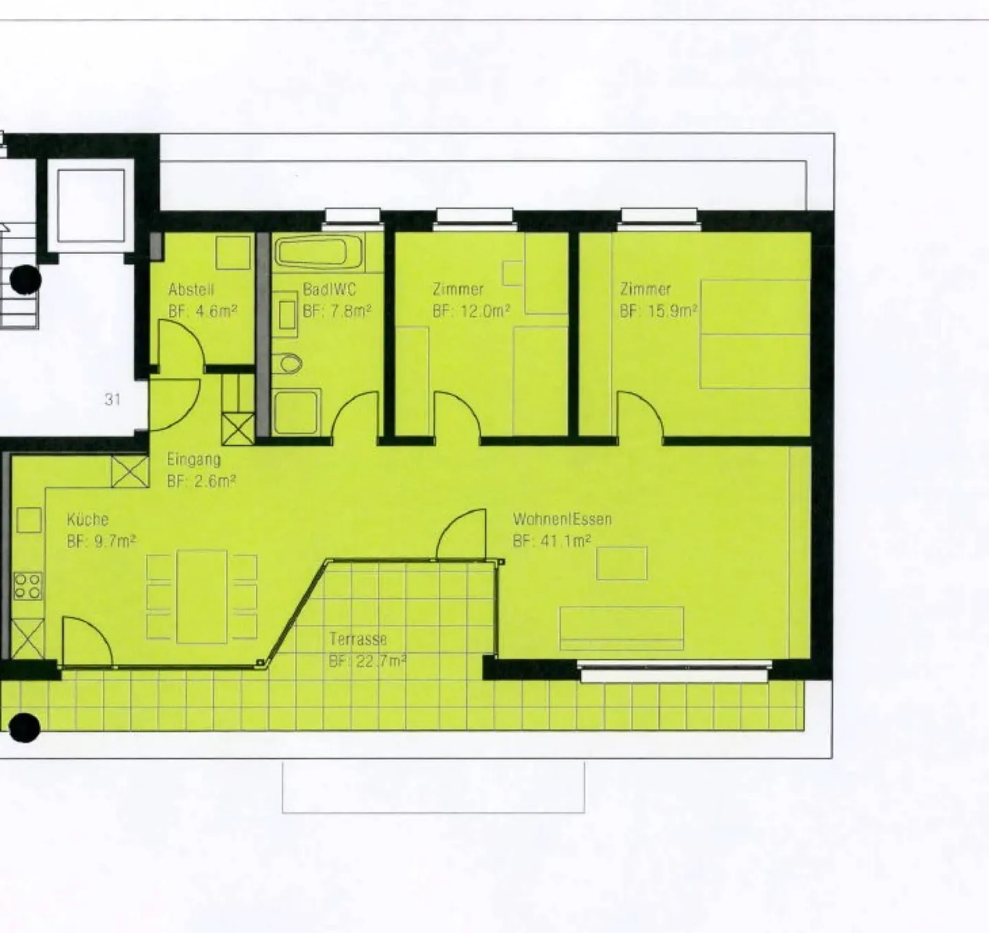 Appartamento attico di 3,5 locali - Foto 13 di 13