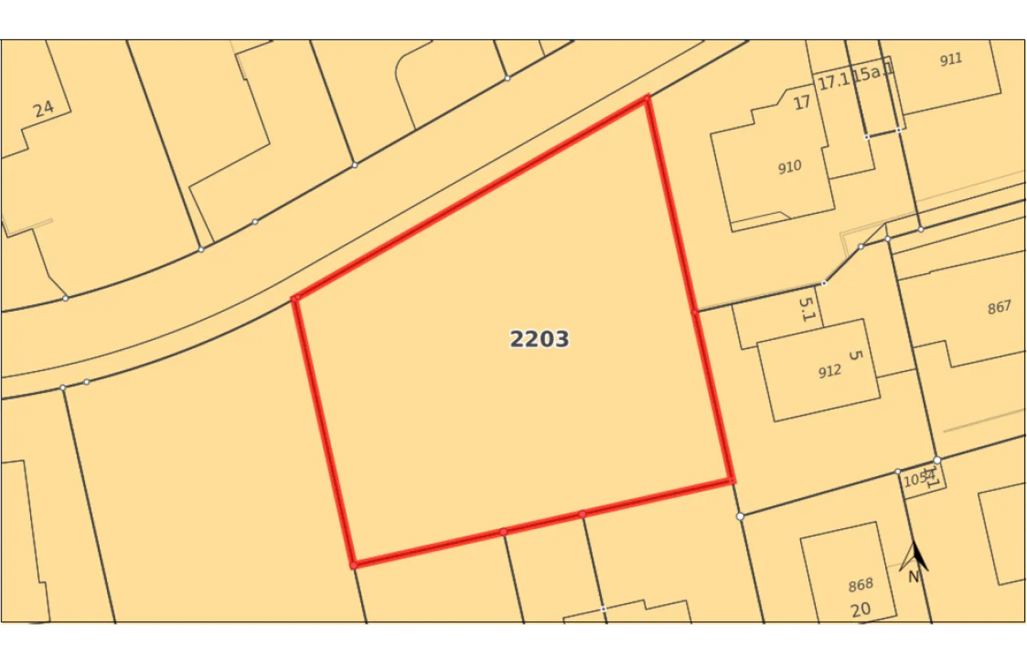 Terrain à bâtir avec projet approuvé dans un emplacement privilégié - Photo 2 sur 3