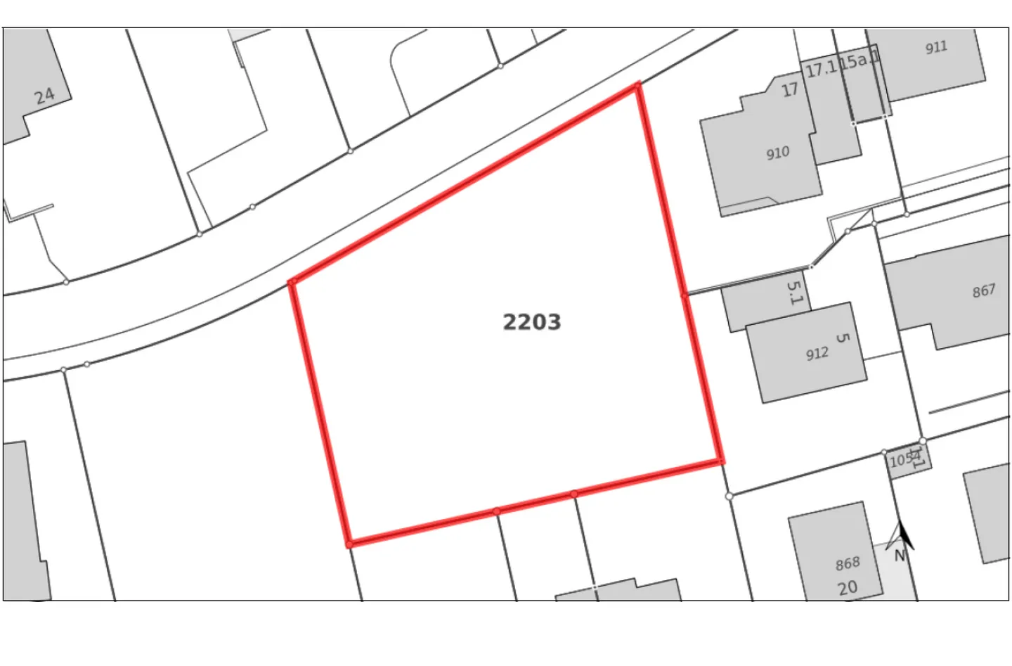 Terrain à bâtir avec projet approuvé dans un emplacement privilégié - Photo 3 sur 3