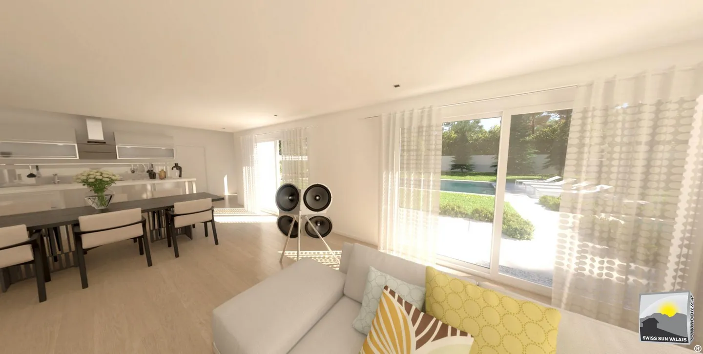 VALAIS / Sono "DAYTONA" Magnifica villa da costruire 5.5 stanze 223 m² - Foto 4 di 26