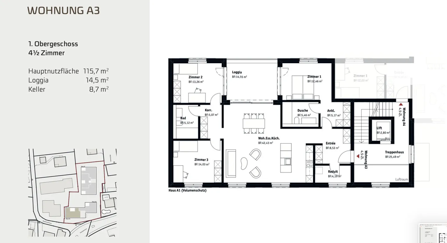 Nouvelle construction : Maison de 4,5 pièces de haute qualité dans un emplacement privilégié à Muri - Photo 2 sur 6