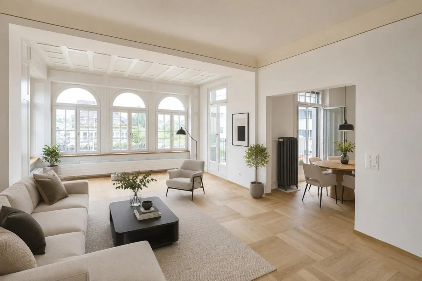 Stilvolle 3.5-Zimmer Wohnung - Foto 1 von 12