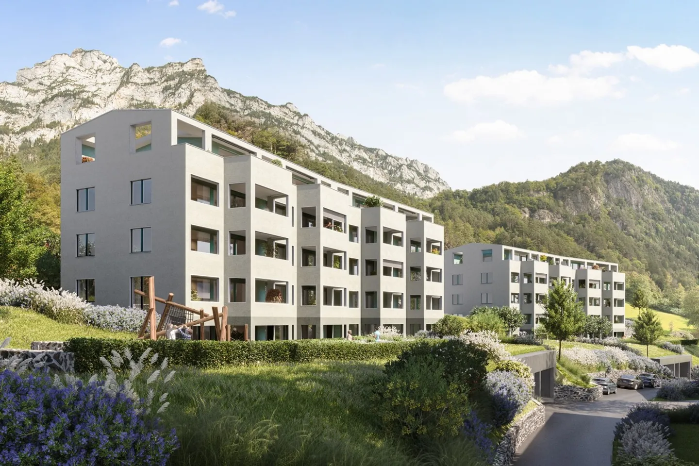 Moderne Wohnung mit Bergblick - Foto 2 von 6