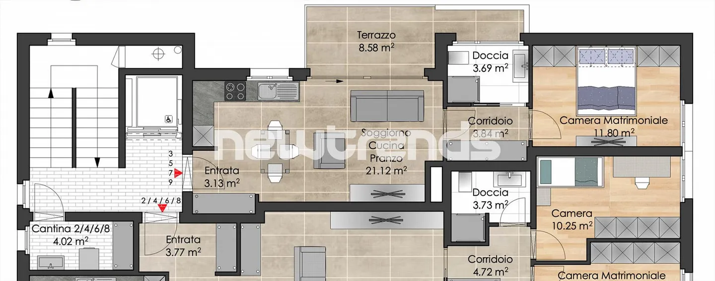 COMODO APPARTAMENTO VICINO A TUTTI I SERVIZI - Foto 8 di 8