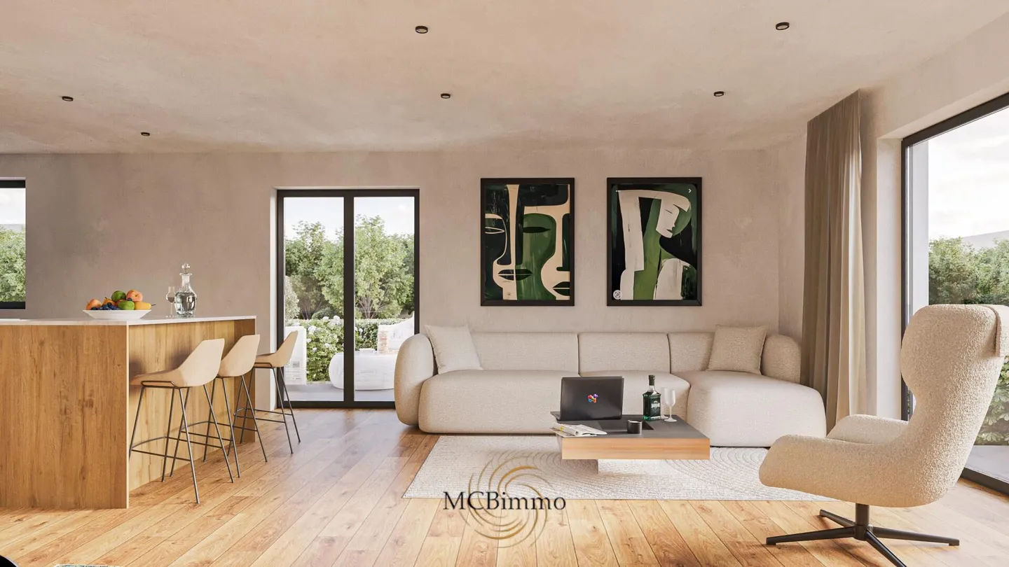 Under construction, 4.5 rooms with terrace and lawn - Photo 5 of 17