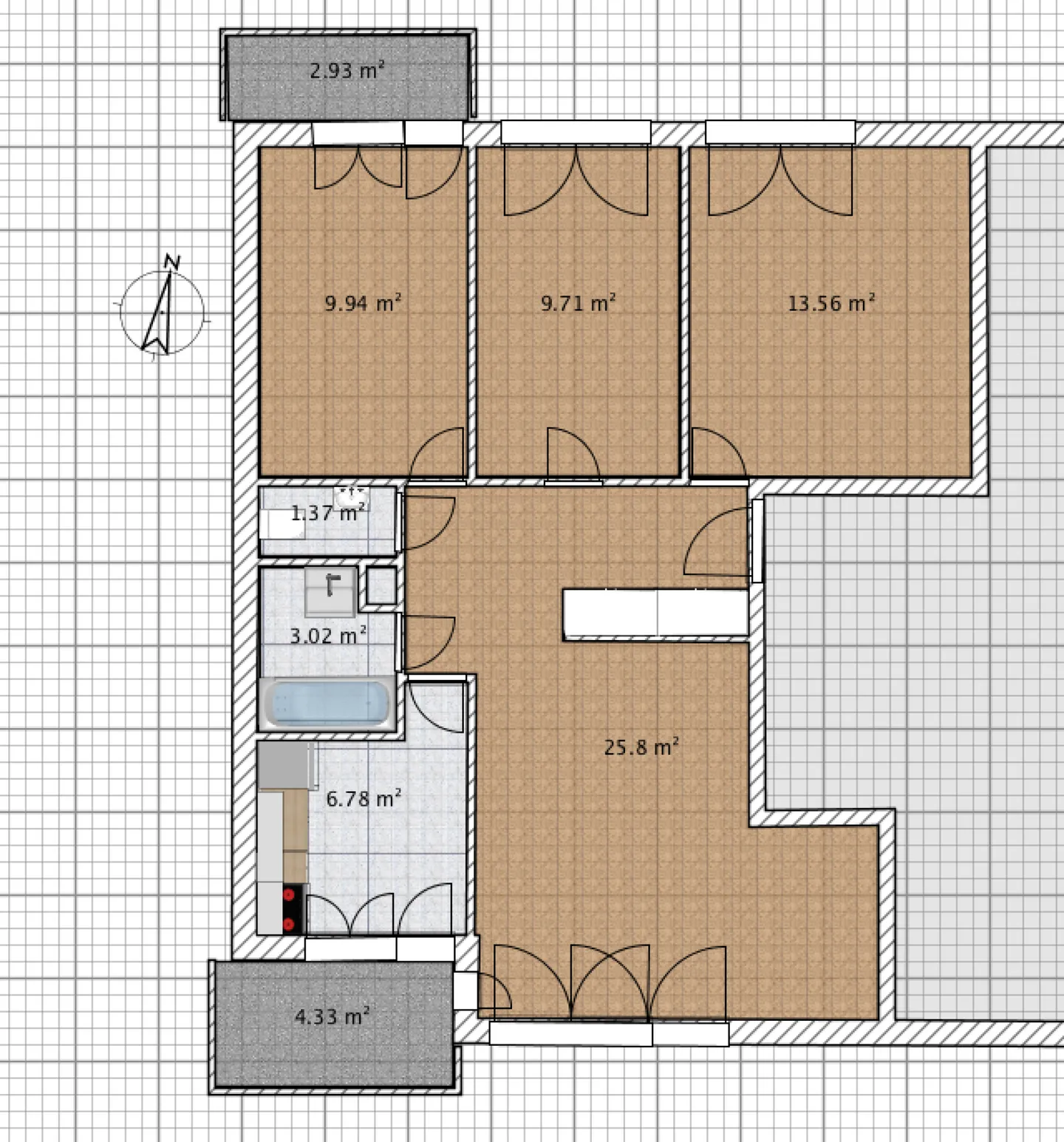 Appartement de 4,5 pièces au cœur de Reinach - Photo 9 sur 9