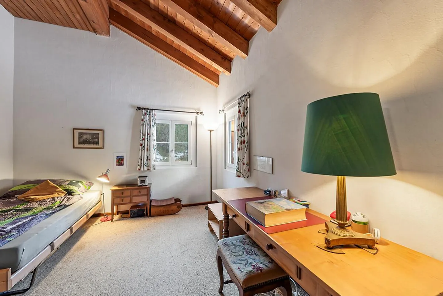 Maloja : Maison de vacances avec cheminée dans un emplacement calme près de la forêt d'Arven - Photo 4 sur 5