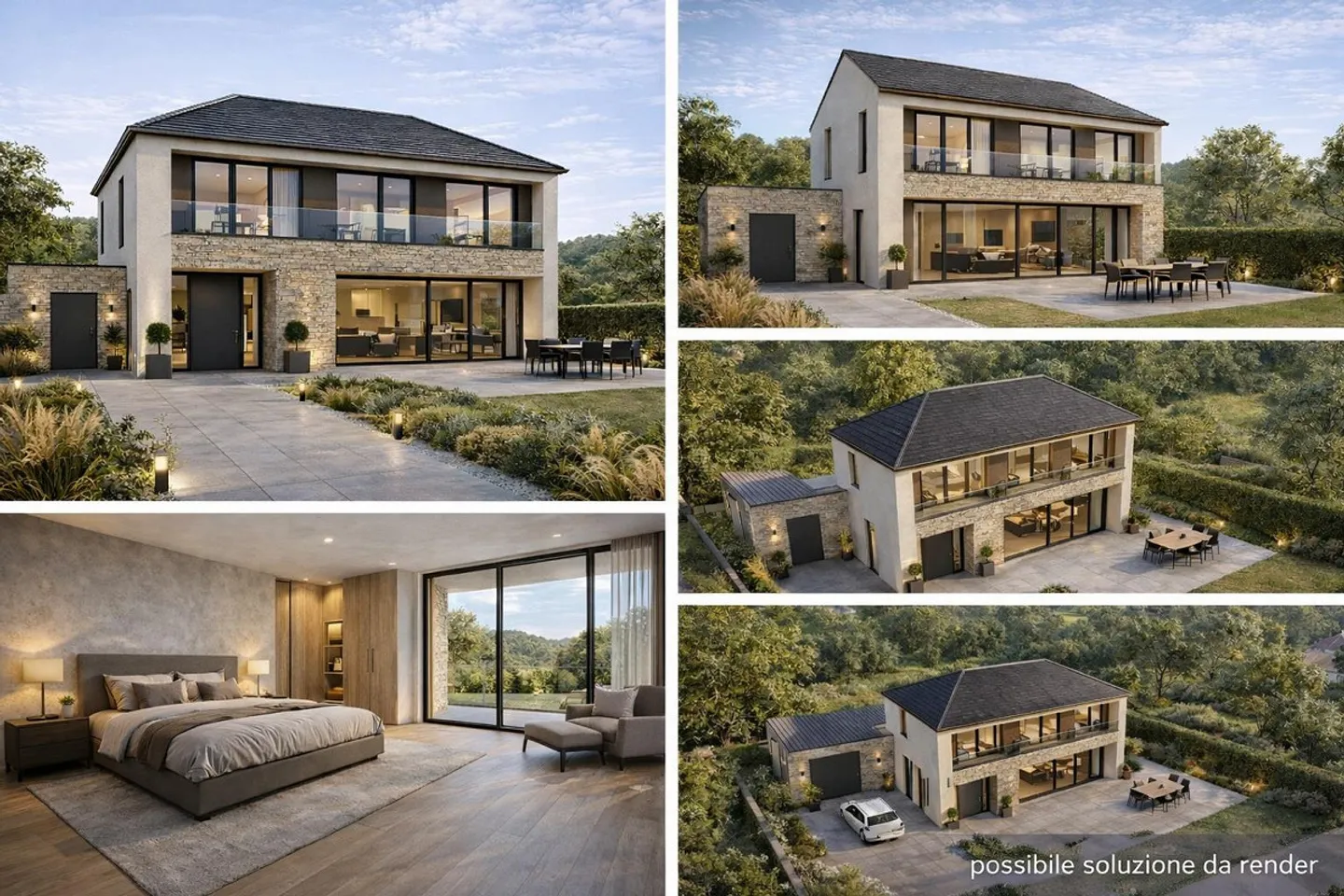 Terrain constructible en plein soleil avec projet approuvé pour un - Photo 1 sur 5