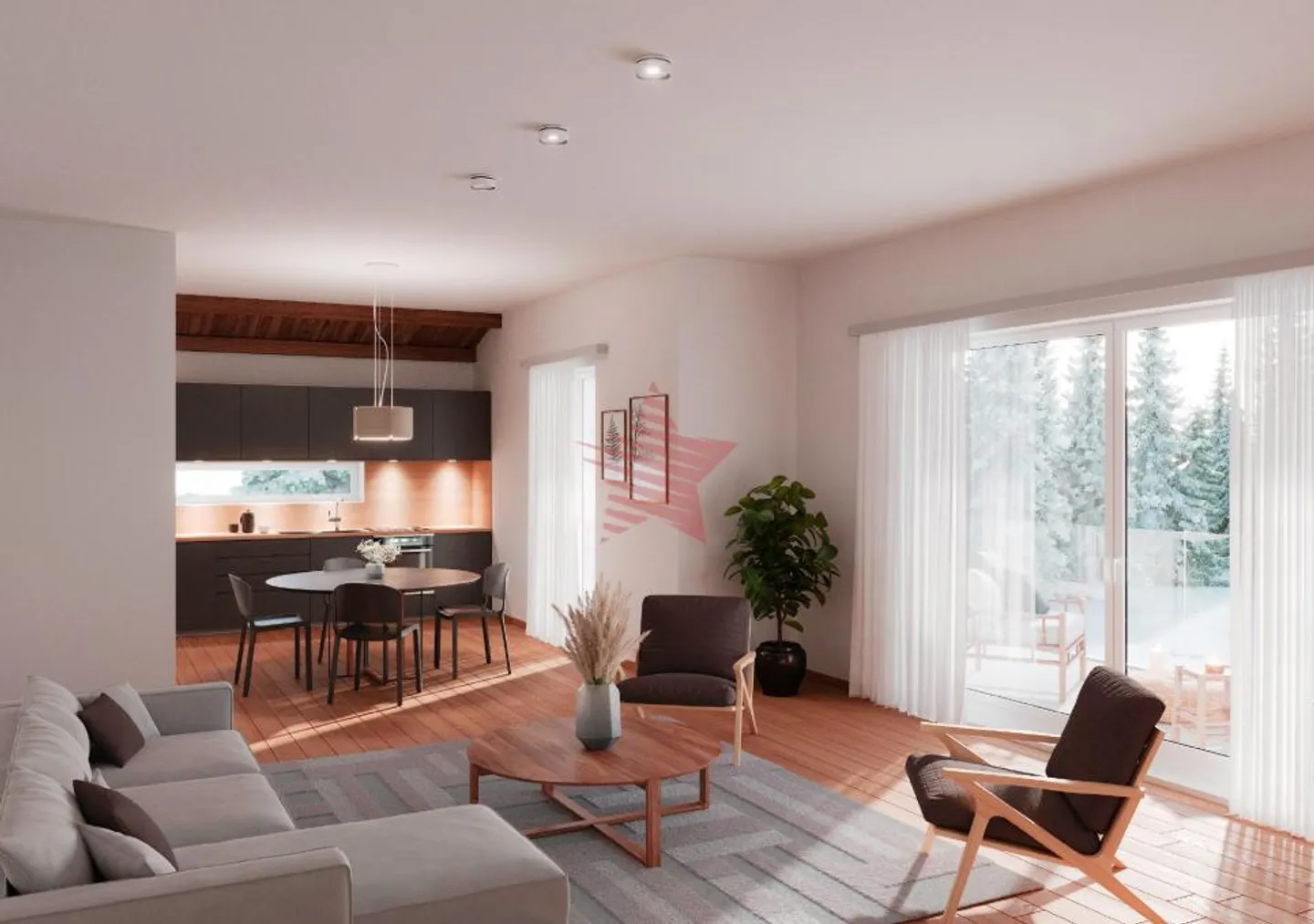 Lot B01 - Appartamento 2,5 locali con terrazza - Foto 3 di 6