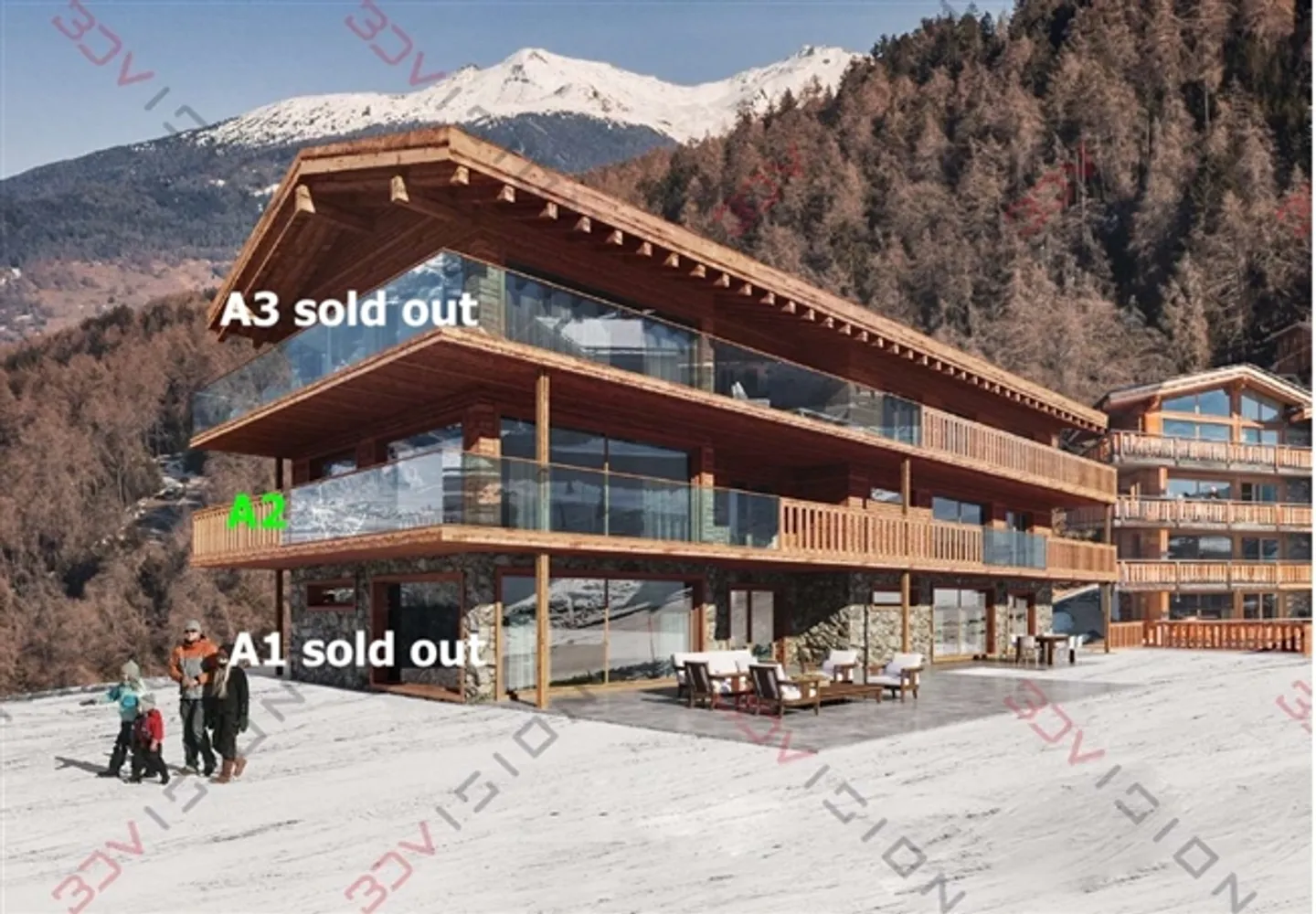 NEW PROMOTION - Residence of 3 Luxury Apartments in Veysonnaz - Photo 3 of 13