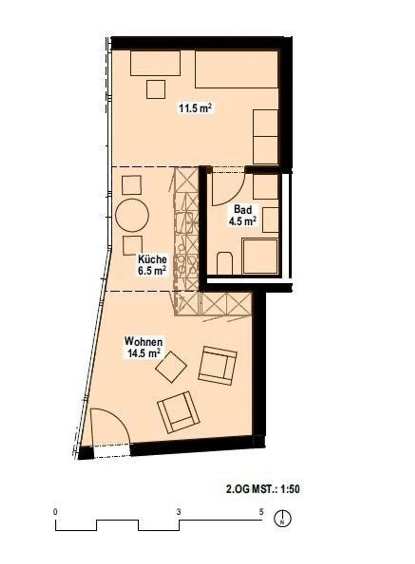 Centrally located and perfect for singles - Photo 4 of 5