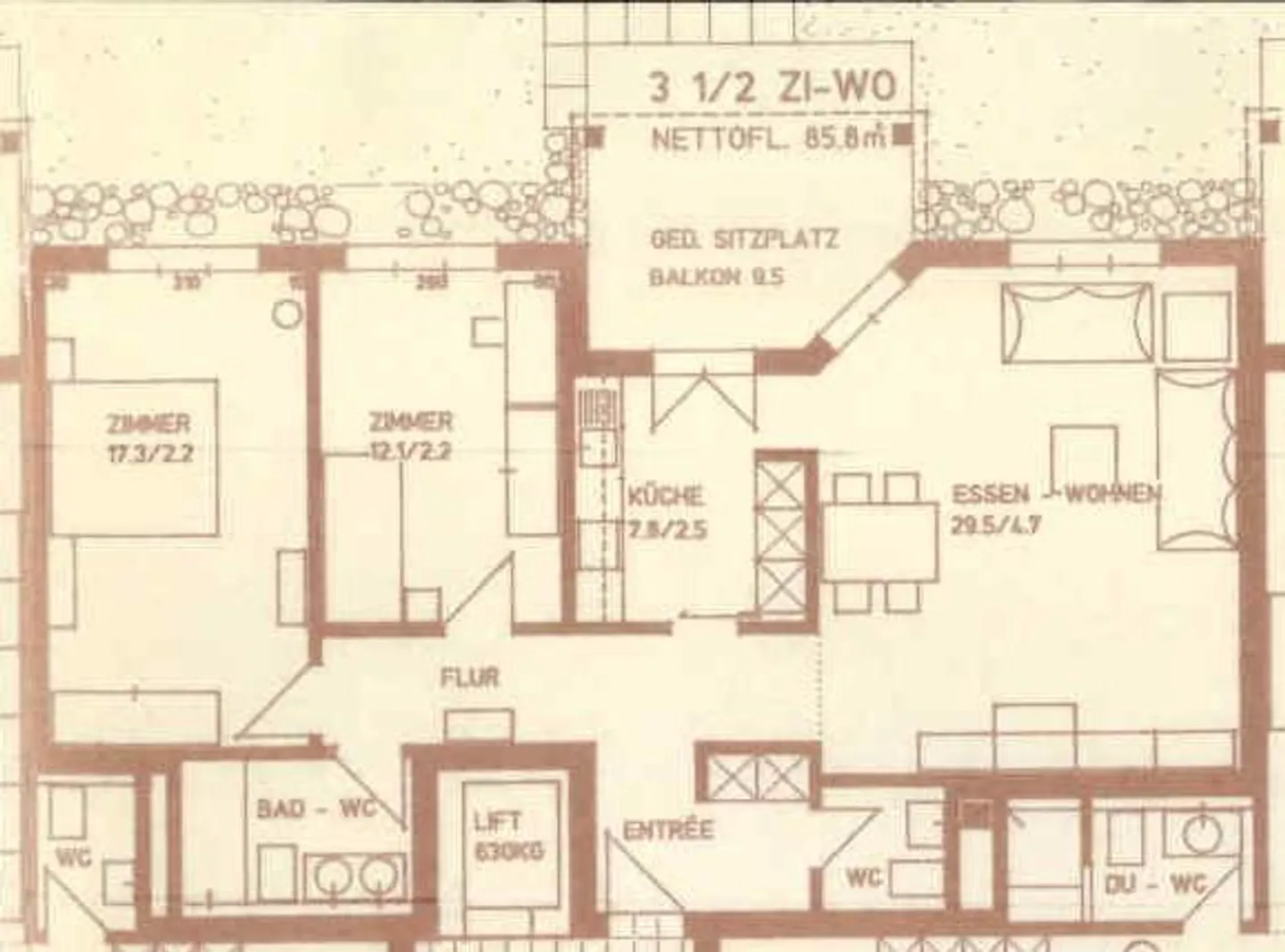 Sonnige renovierte Wohnung - Foto 9 von 11