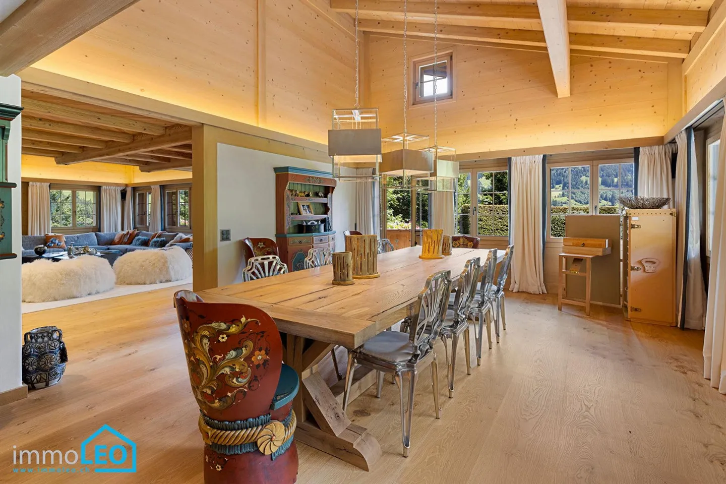 Chalet elegante e lussuoso con vista panoramica magnifica a Lauenen... - Foto 4 di 11