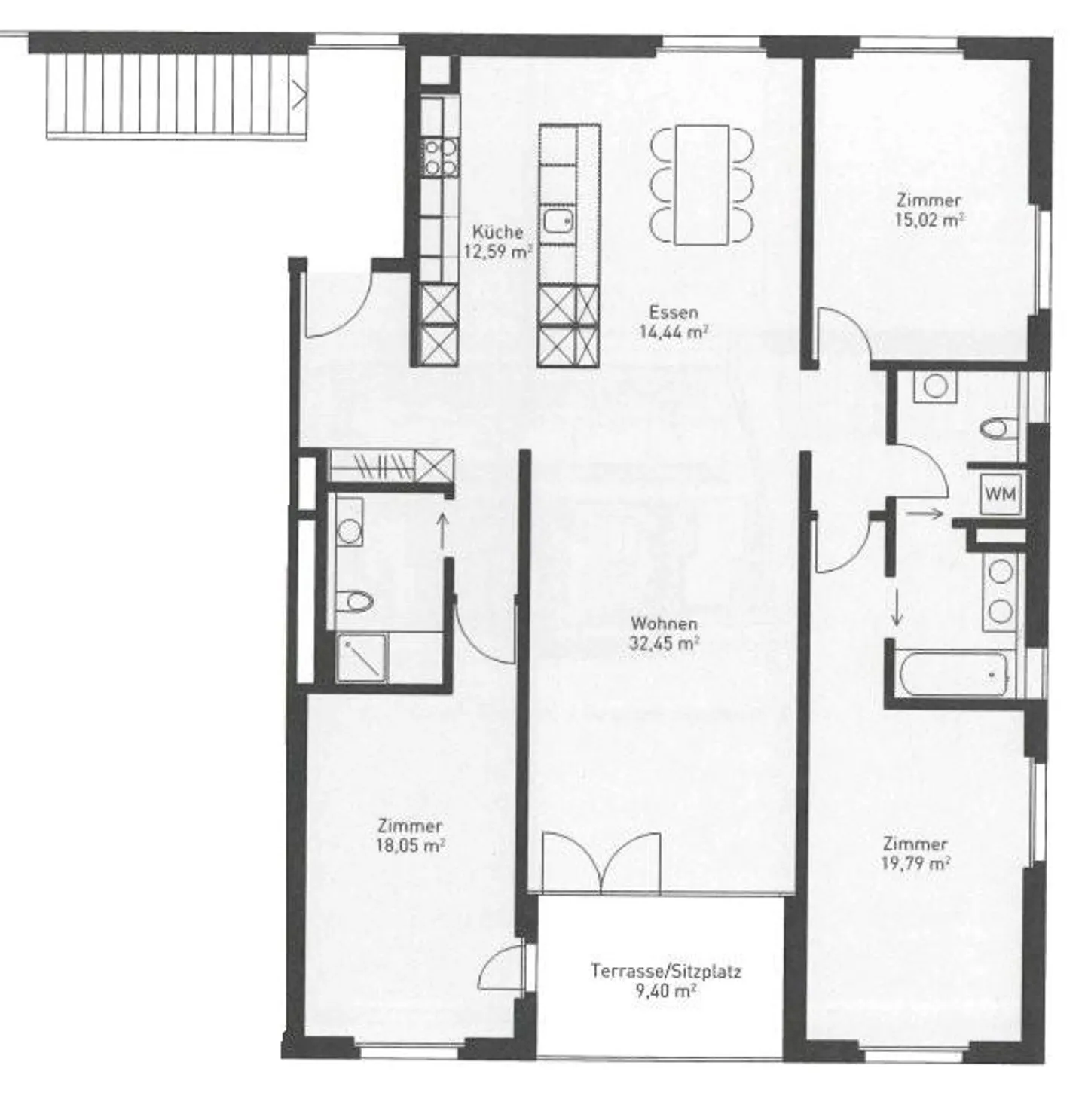 Perfekt für Familien: Wohnung mit grossem Wohnbereich & Sitzplatz - Foto 11 von 12