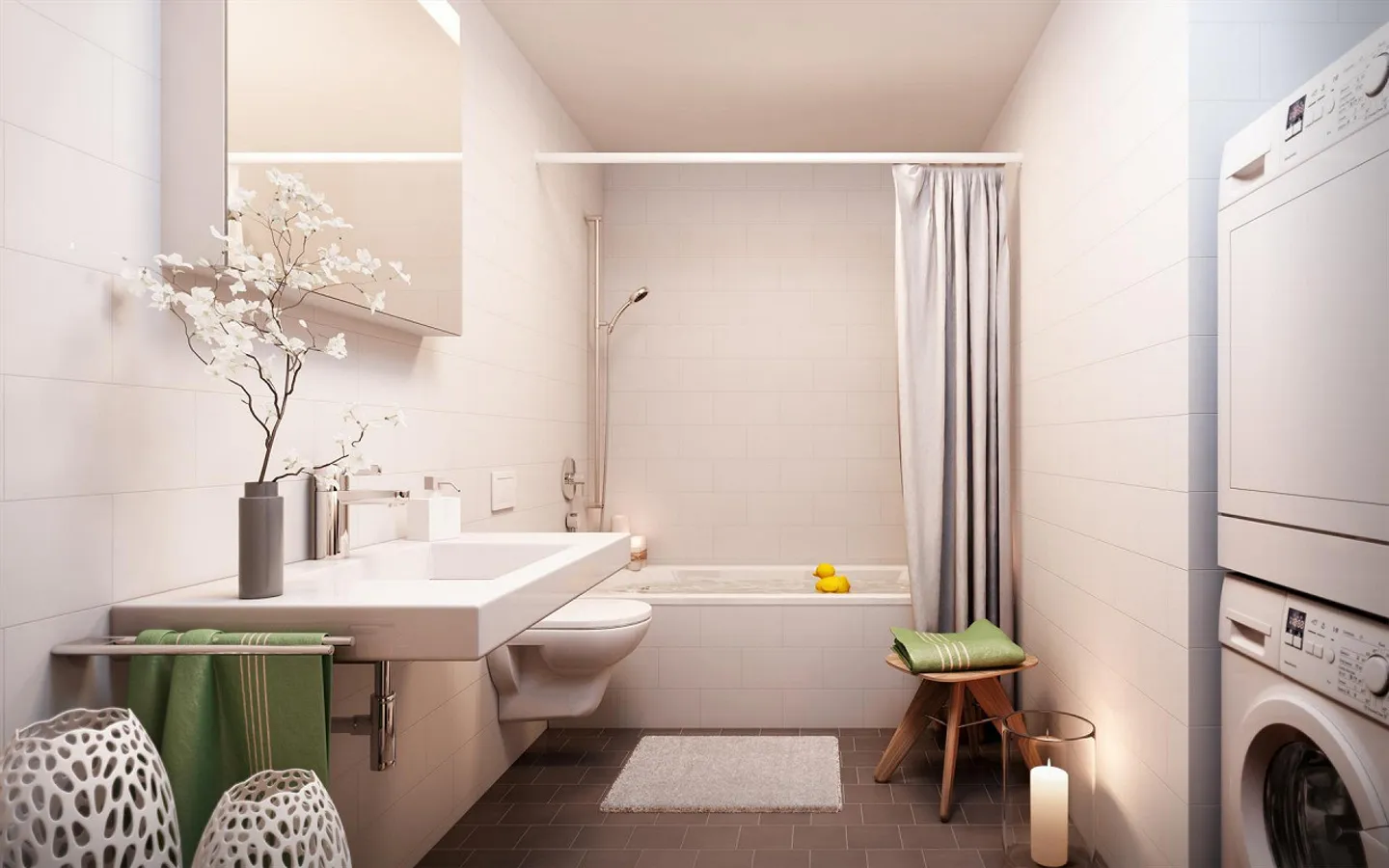 Moderne Wohnung in Greencity - Foto 4 von 4