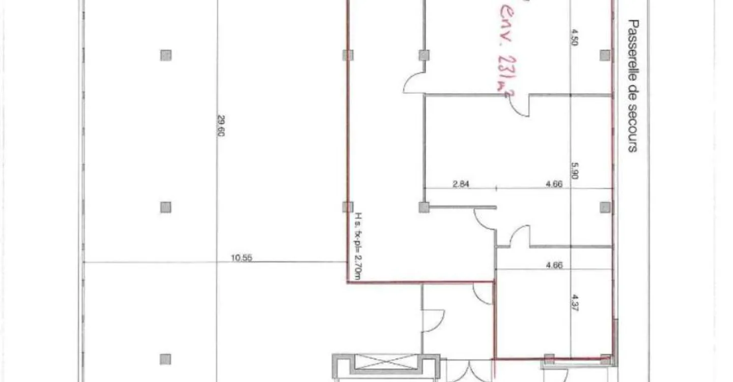 Workshop or office space of 231 m² in Carouge - Photo 4 of 6