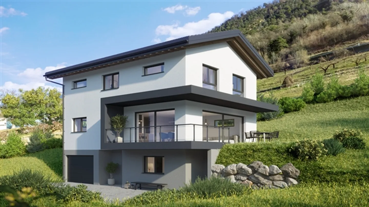 À vendre Villa 6.5 pièces avec sous-sol à Grône - Photo 2 sur 6