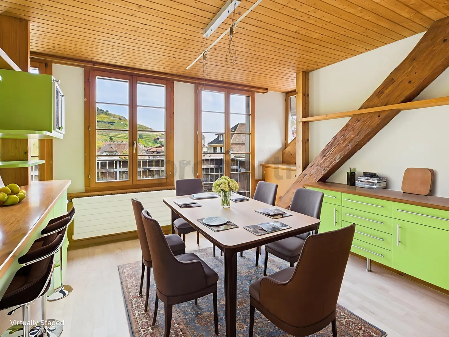 Charmante appartement de 5,5 pièces avec galerie et vue sur le lac à Twann - Photo 6 sur 13