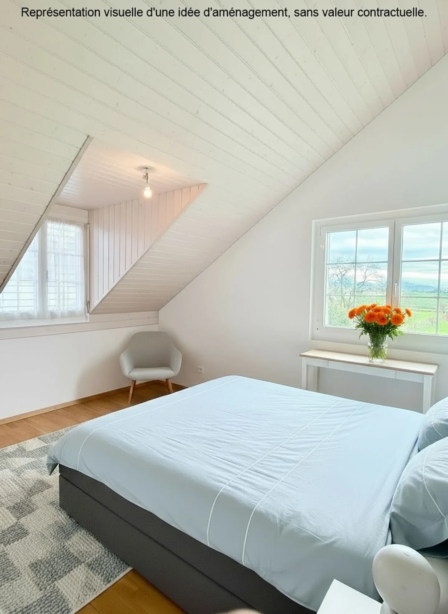 Helles 4.5-Zimmer-Wohnung in Aclens, nahe Lausanne und Morges - Photo 6 sur 13