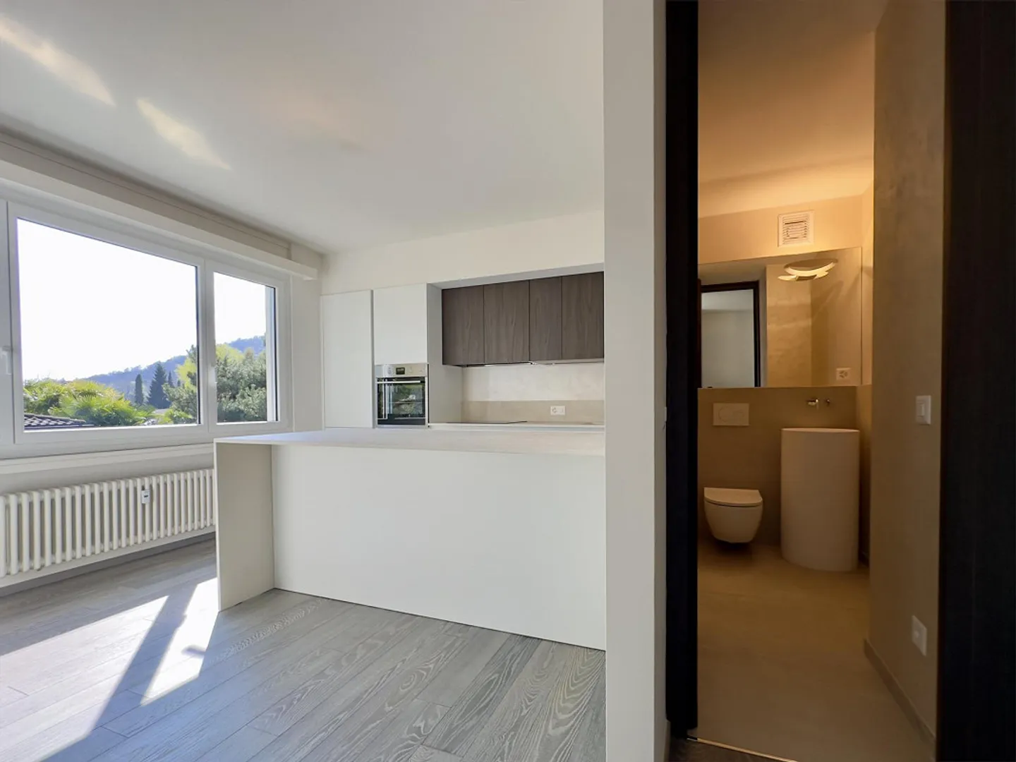 APPARTEMENT 4.5 PIÈCES RÉNOVÉ - DANS UN IMMEUBLE AVEC PISCINE COMMUNAUTAIRE - Photo 3 sur 13