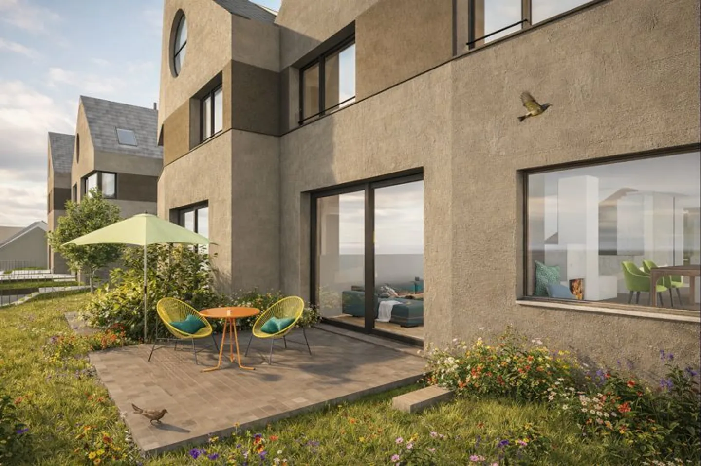 Nouveau projet de construction Allmendgasse avec quatre maisons jumelées de 7,5 pièces (Maison A) - Photo 2 sur 6