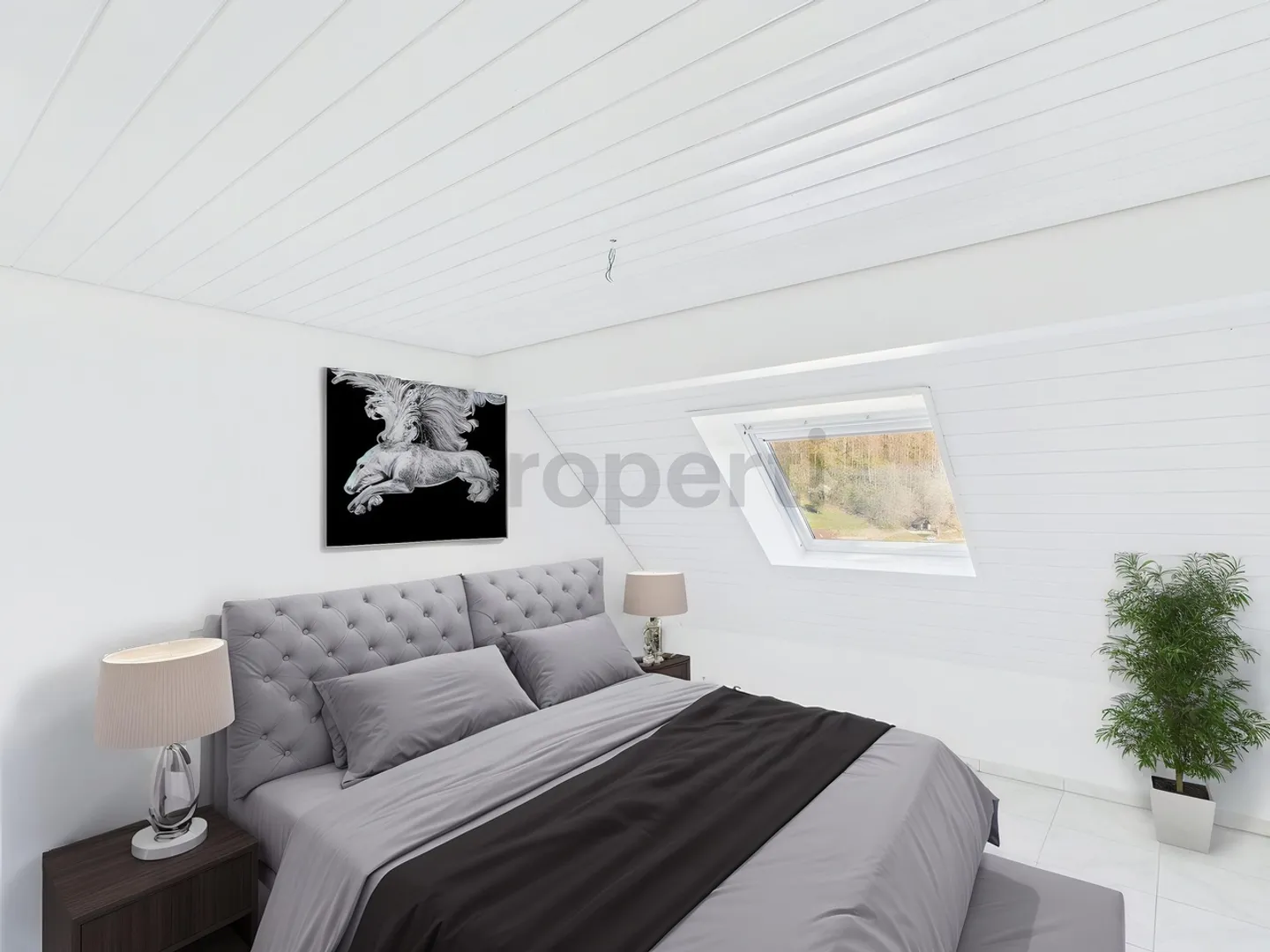 Belle, charmante et grande appartement en penthouse de 3.5 pièces - Photo 4 sur 11
