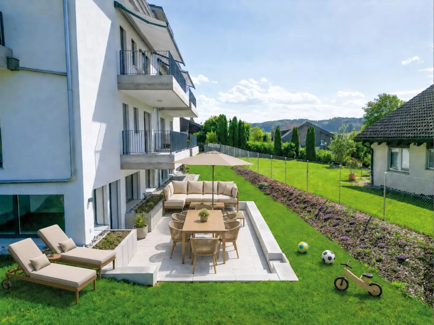 Geräumige Familiengartenwohnung - Foto 1 von 18