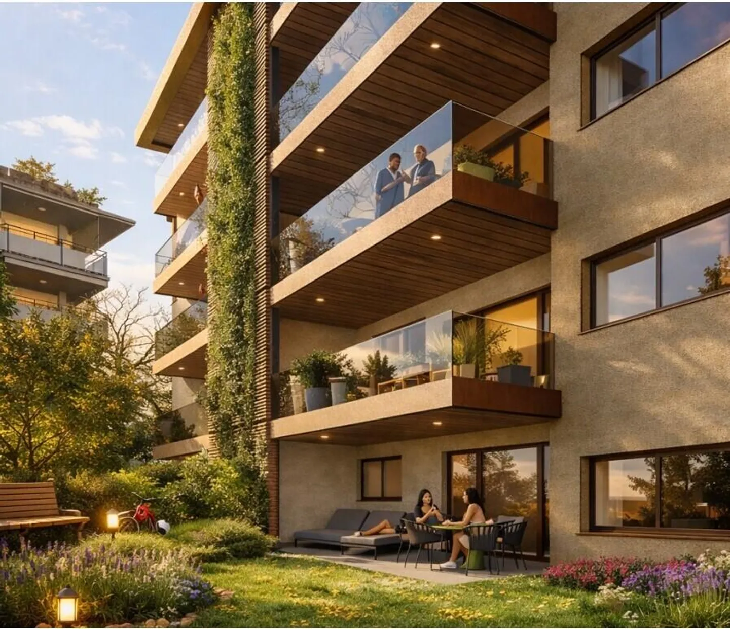 NOUVEAU 4.5 PIÈCES DE LUXE AVEC TOIT TERRASSE PRIVÉ À PREGASSONA - Photo 2 sur 11