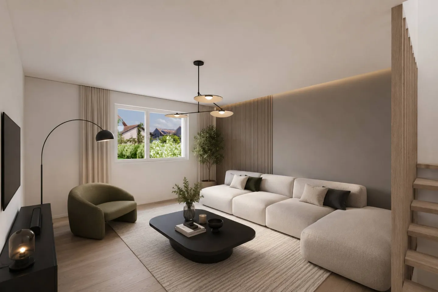 Clos de la Bergerie - Terraced house with 4.5 rooms - Villa F - Photo 6 of 13