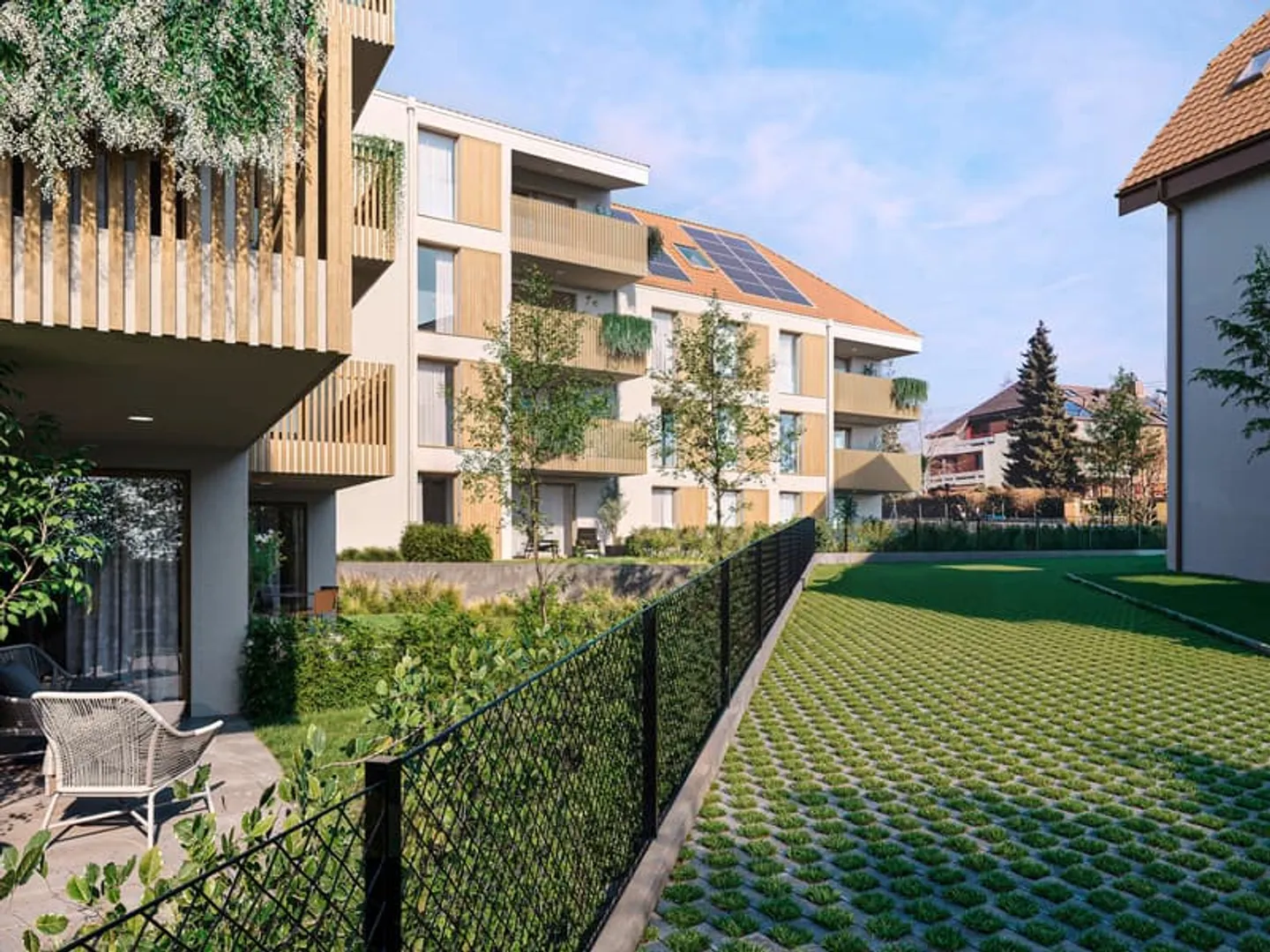 Nuovo progetto - Appartamento di 2,5 locali al 1° piano (lotto F) - Standard Minergie-P - Foto 1 di 5