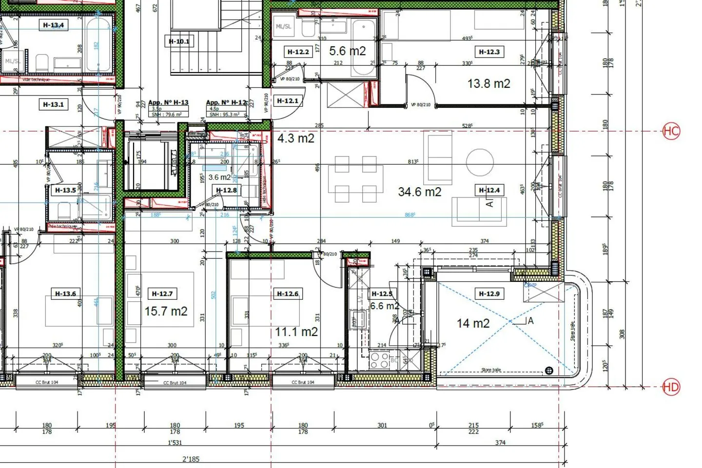 Appartement de Luxe dans l'Écoquartier - Photo 11 sur 12