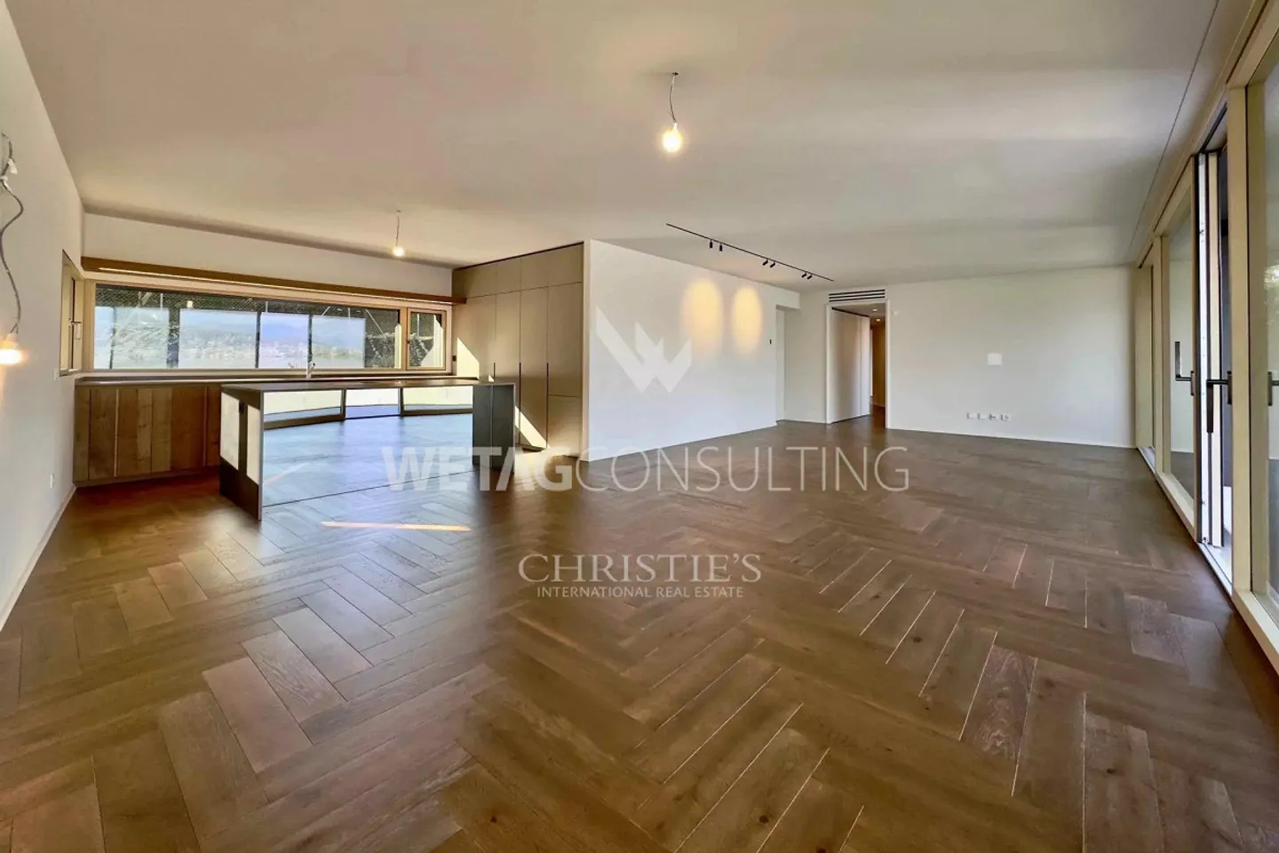 Moderne Neubauwohnung mit Terrasse und atemberaubendem Blick auf den See zum Verkauf in Lugano-Paradiso - Foto 4 von 11