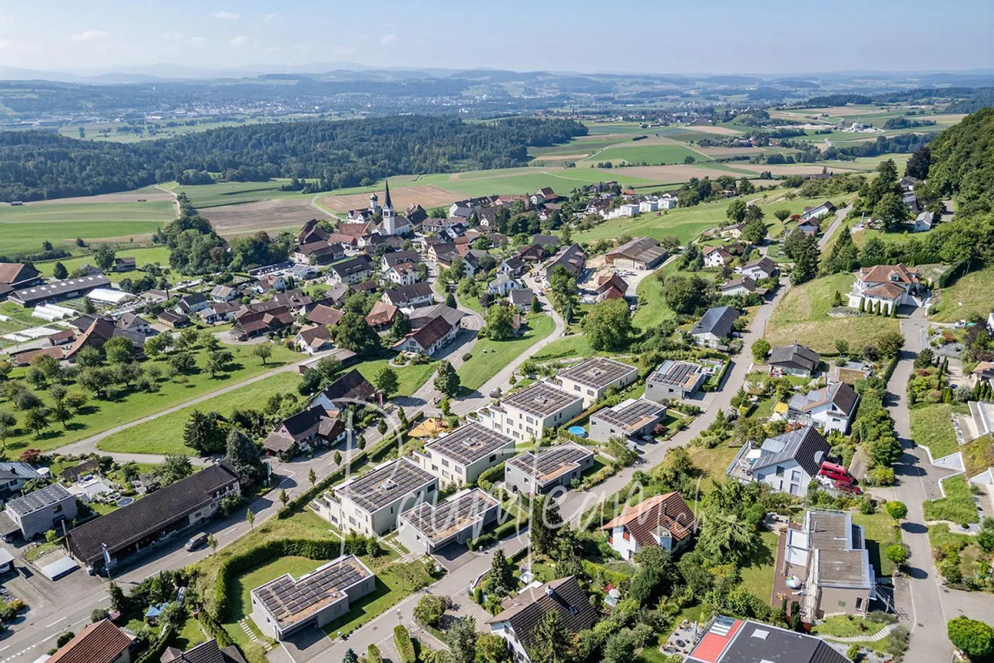 Appartement de rêve : Appartement en terrasse avec vue sur la montagne à Herdern - Photo 11 sur 20