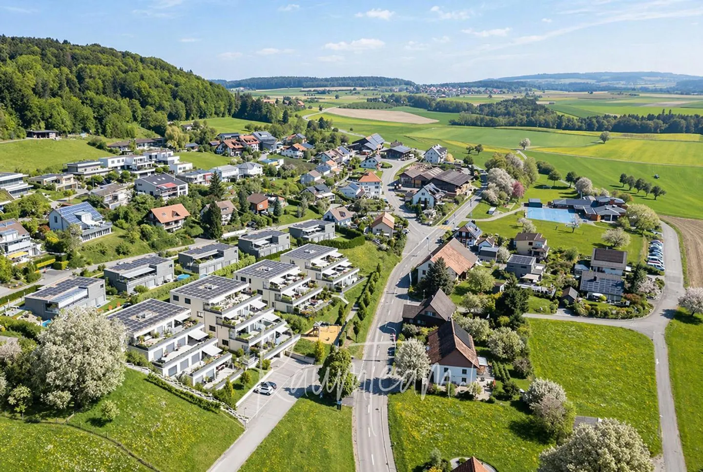 Appartement de rêve : Appartement en terrasse avec vue sur la montagne à Herdern - Photo 12 sur 20