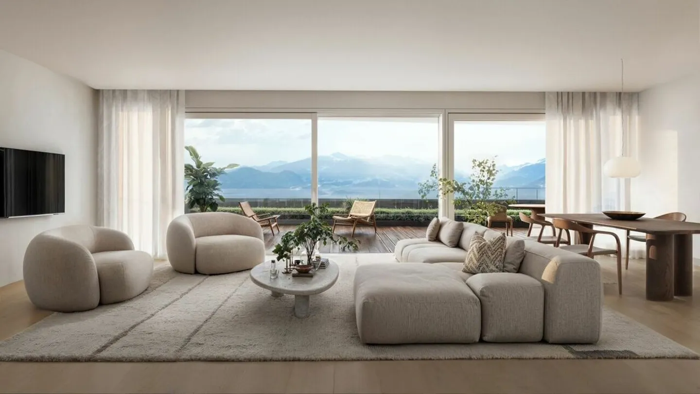 Savièse - Nuova promozione con vista panoramica, nel cuore di una residenza ecologica di alto livello - Foto 15 di 18