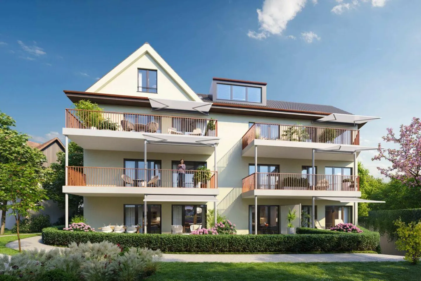 Vivre au-dessus des toits : Penthouse élégant de 3,5 pièces à Dornach - Photo 2 sur 5