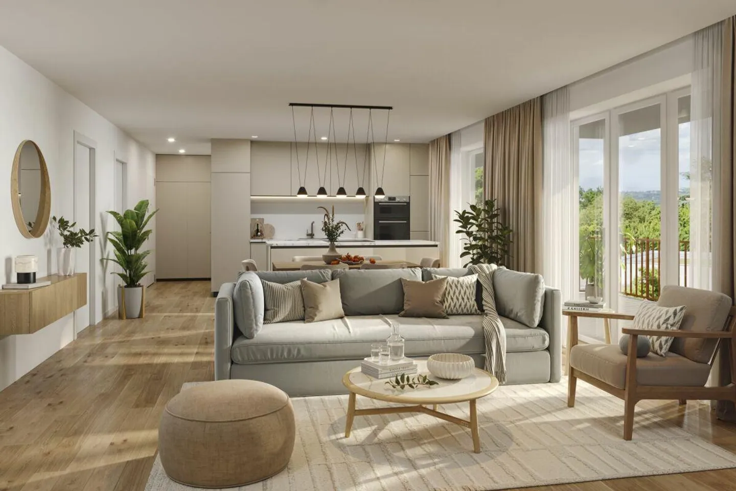 Vivre au-dessus des toits : Penthouse élégant de 3,5 pièces à Dornach - Photo 4 sur 5