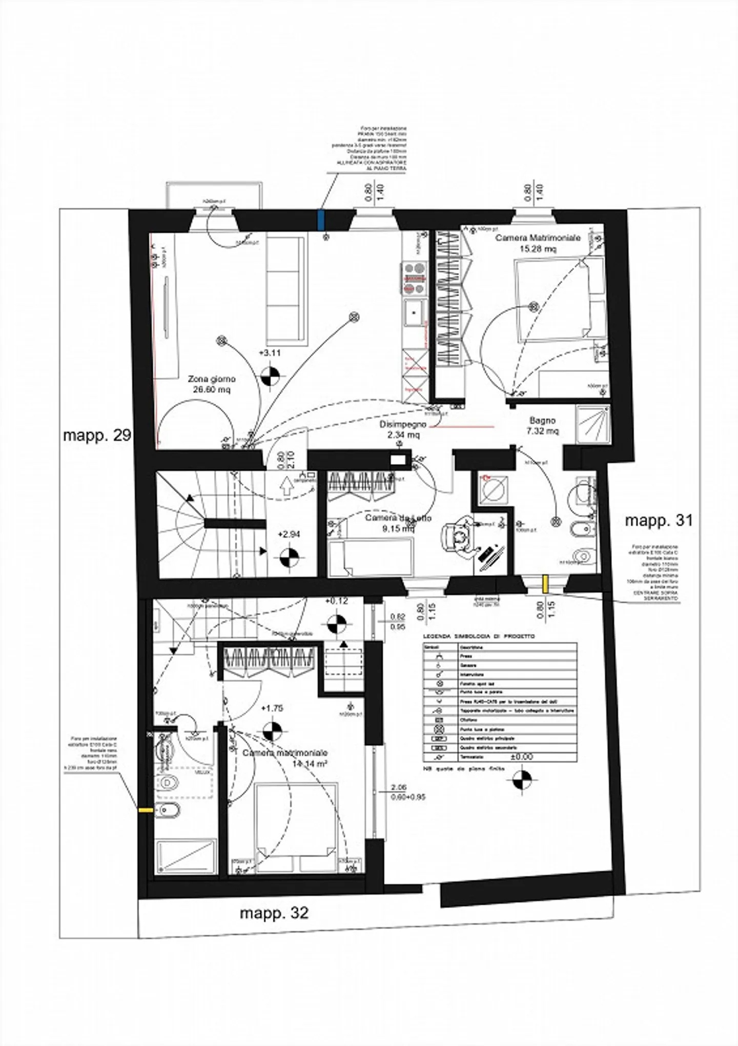 3,5-ZIMMER-WOHNUNG IM NUCLEO VON GENESTRERIO - Foto 13 von 13
