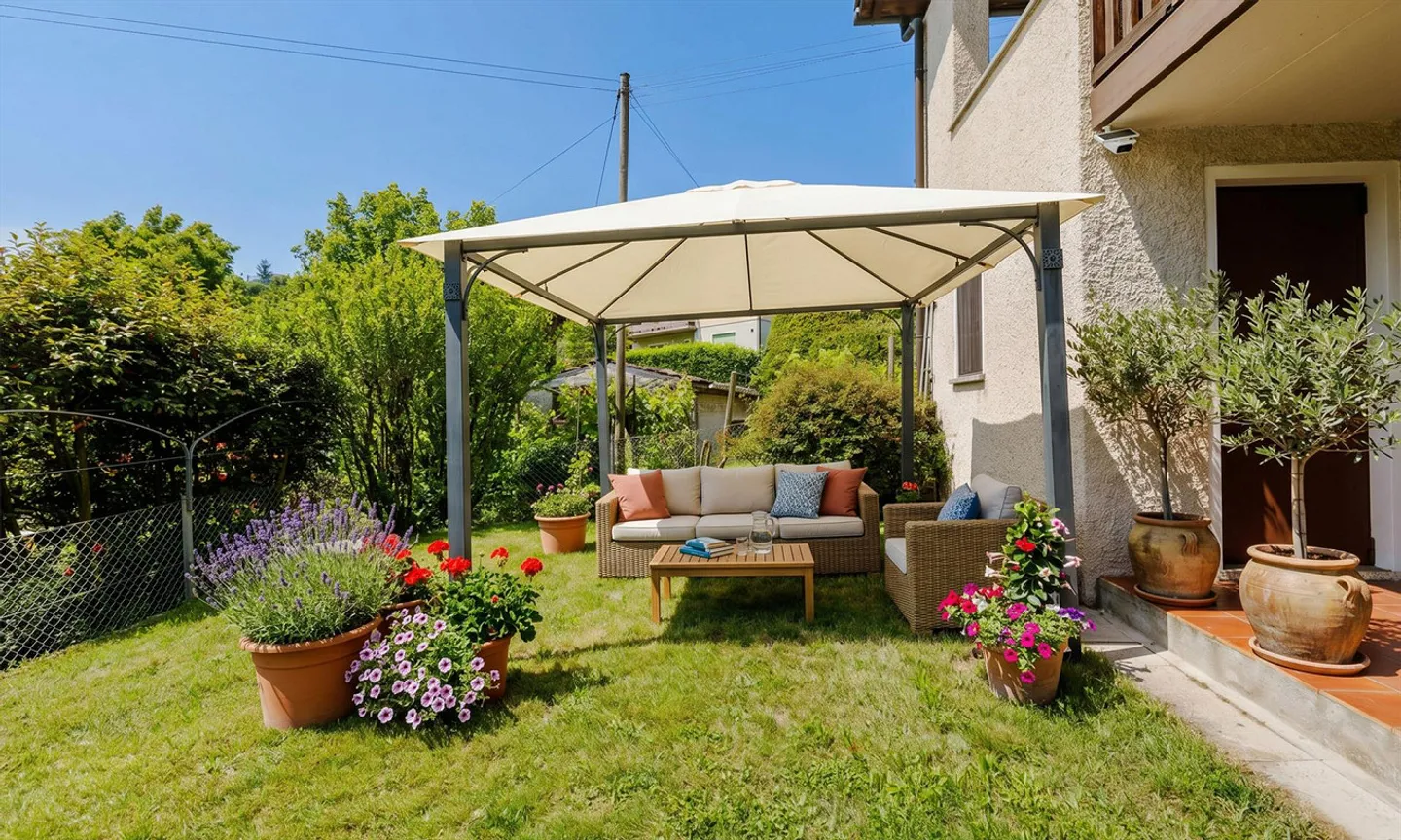 ERWEITERBARES TICINESE HAUS MIT BAULAND IN LUGAGGIA - Foto 7 von 9
