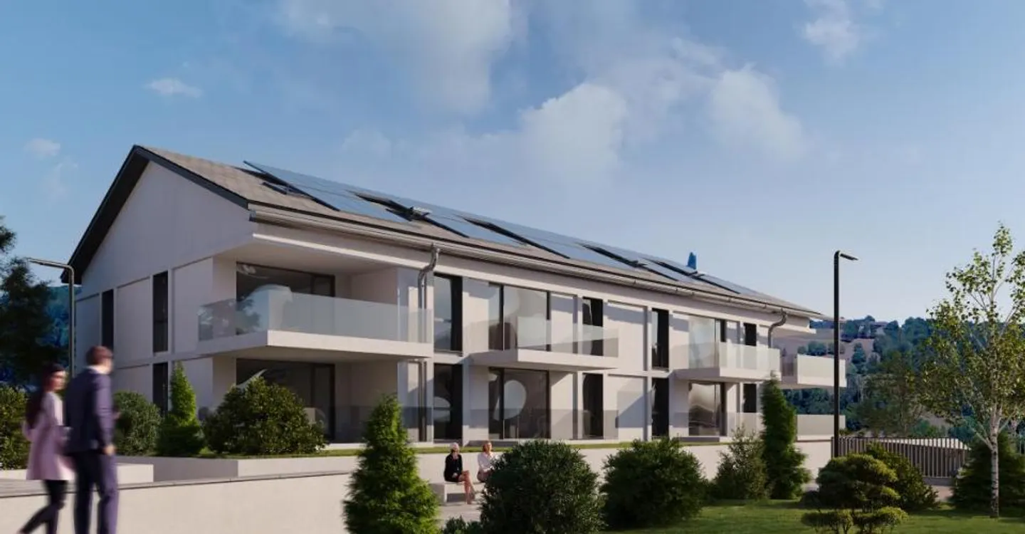 Magnificent 3.5-room apartment with garden in Moudon - Photo 11 of 12
