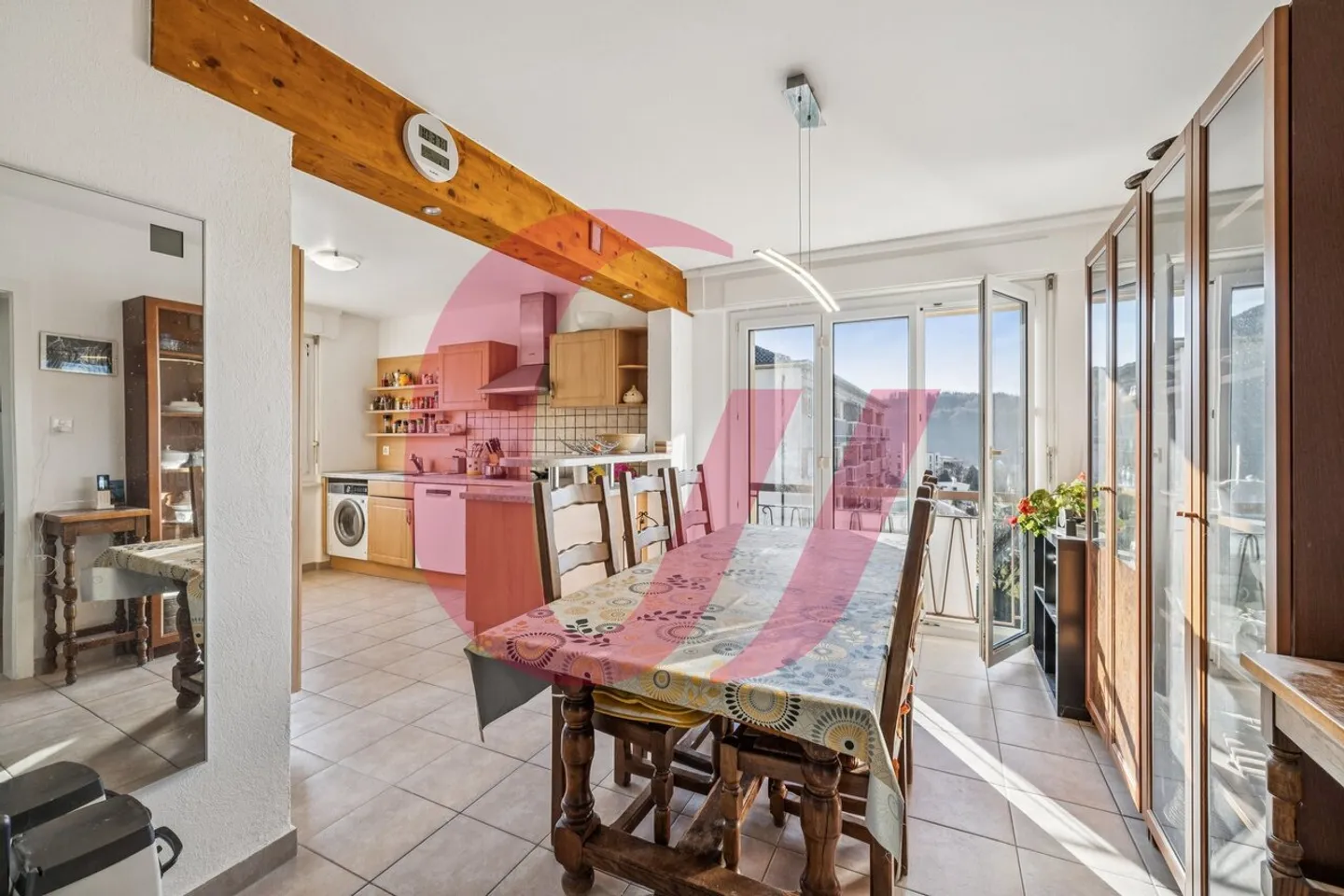 Appartement de 3.5 pièces sis à proximité du centre de Marly - Photo 2 sur 10