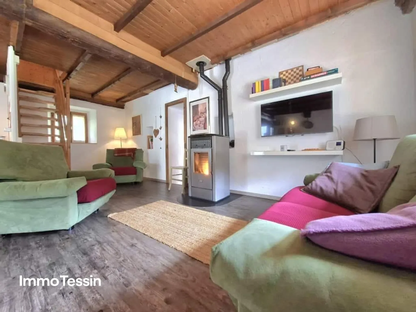 Charmante et spacieuse maison tessinoise près du col de Lukmanier - Photo 2 sur 13