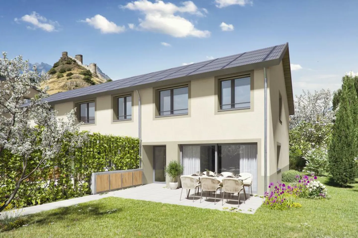 LUXURIÖSE REIHENHAUS 181 M2 - Foto 7 von 8